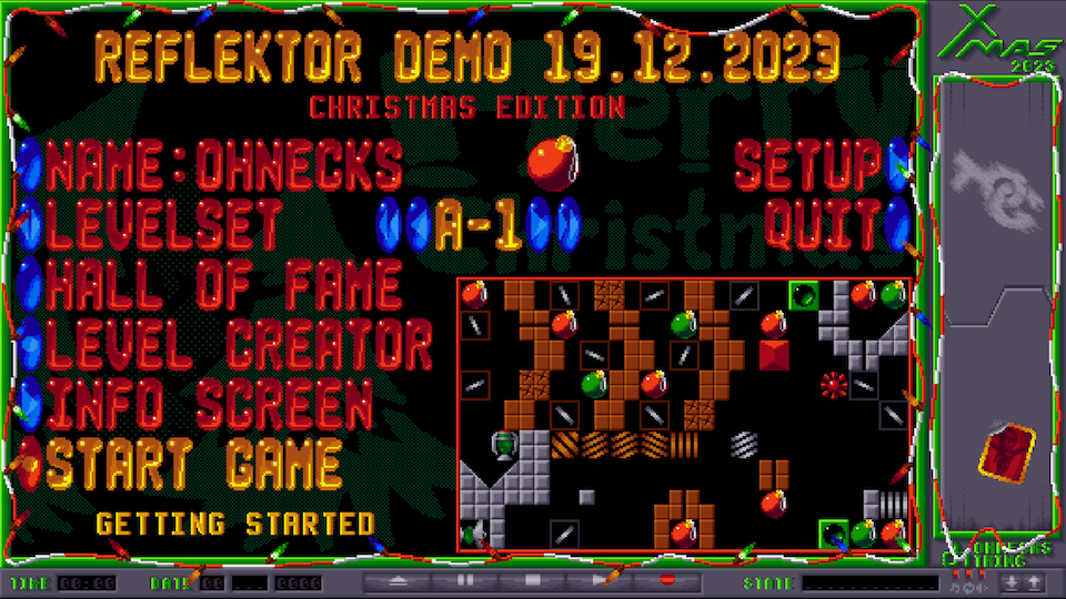 Main menu