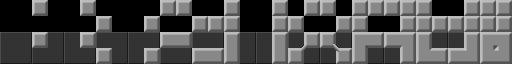 Custom 4-block wall set variations