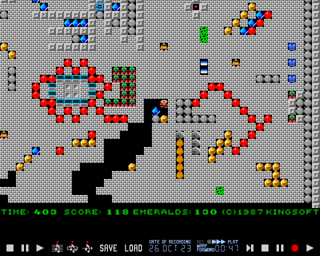 Tape being played on level 19.