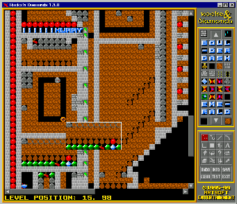 The Level Editor (Level Drawing Area)